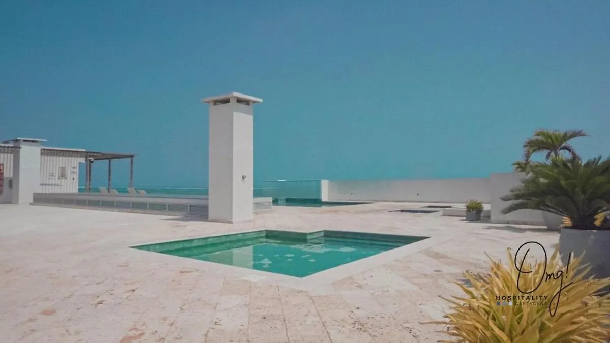 Od805 Acogedor Vista Al Mar Piscina Vista Infinita Apartment Cartagena Colombia